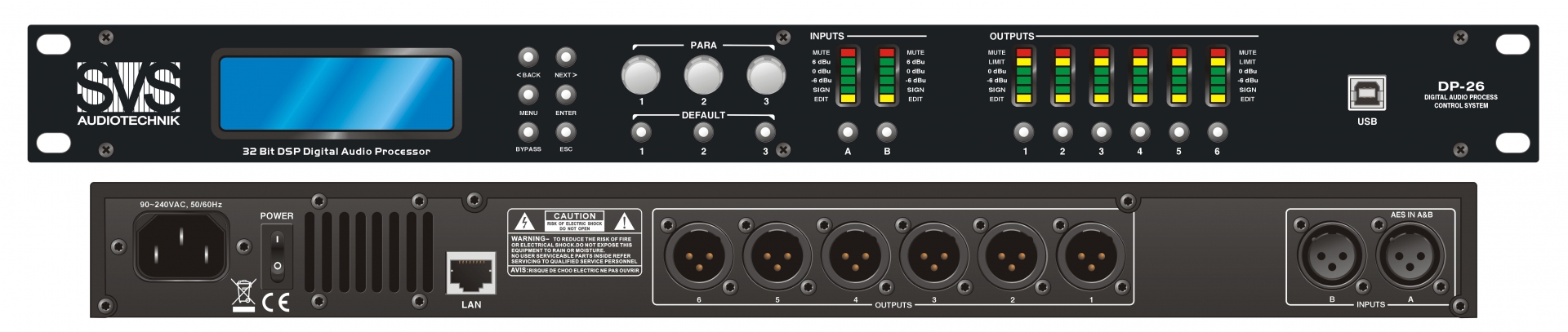 SVS Audiotechnik DP-26 Цифровой процессор: 2 входа 6 выходов в Ртищево