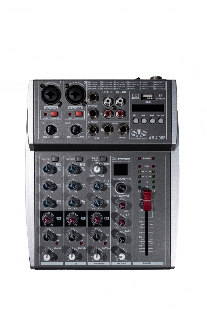 SVS Audiotechnik mixers AM-4 DSP Аналоговый микшерный пульт, 4-канала в Ртищево