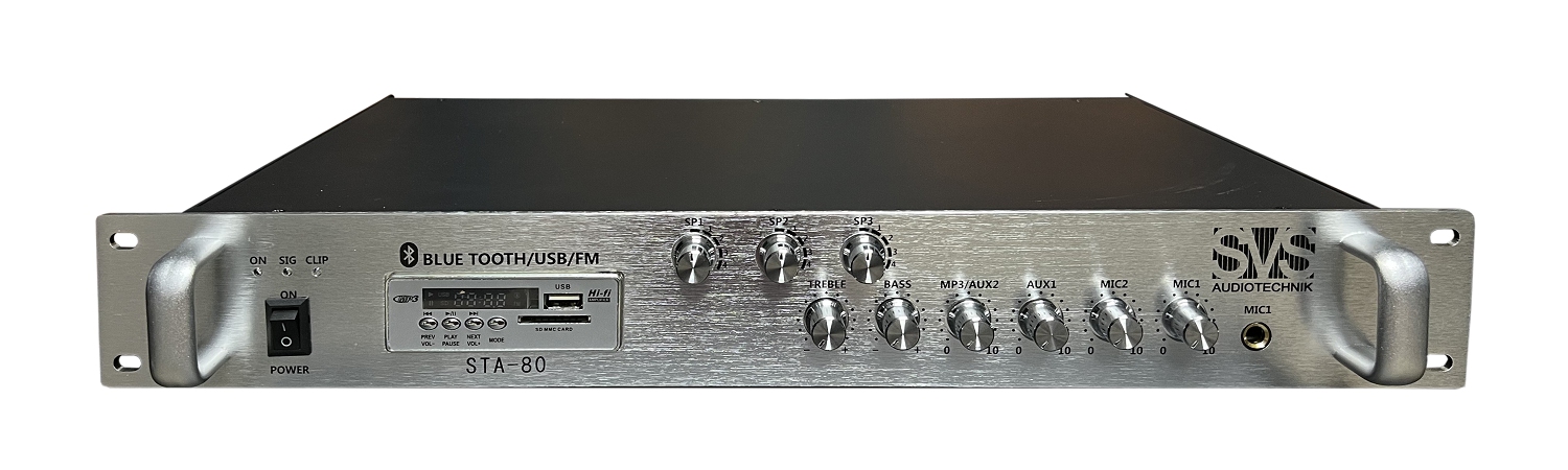 SVS Audiotechnik STA-80 Микшер-усилитель для систем Public Address в Ртищево